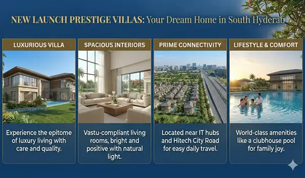 New launch prestige villas in South Hyderabad New launch prestige villas in South Hyderabad