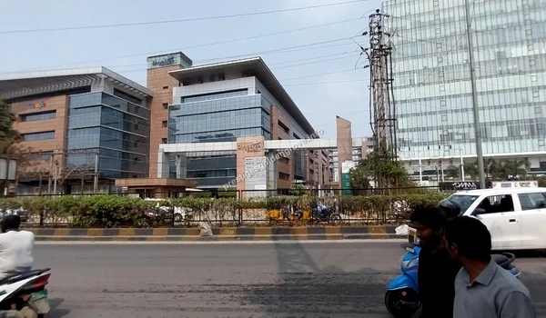 Divyasree Omega Google Office Exterior view of Divyasree Omega housing the Google office in Hyderabad near Prestige Golden Grove