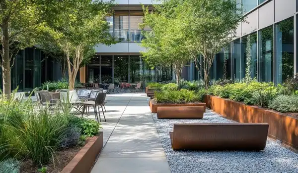 Green Spaces and Modern Comfort Green Spaces and Modern Comfort