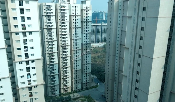 Prestige High Fields Skyline The majestic high-rise residential skyline of Prestige High Fields showcasing premium lifestyle and urban planning near Prestige Golden Grove