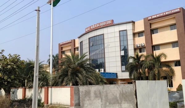 ICAR Millets Research View of the ICAR Indian Institute of Millets Research building highlighting educational infrastructure near Prestige Golden Grove