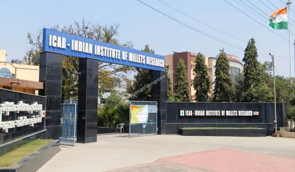 ICAR Institute Entrance Main entrance gate of the ICAR Indian Institute of Millets Research showcasing institutional connectivity for Prestige Golden Grove