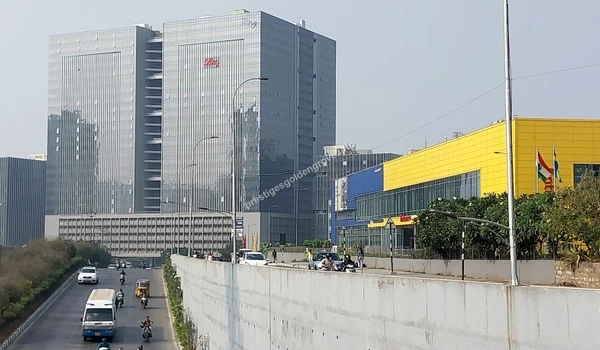 IKEA Junction IT Hub Strategic view of the IKEA store junction surrounded by prominent IT parks in Hitec City near Prestige Golden Grove