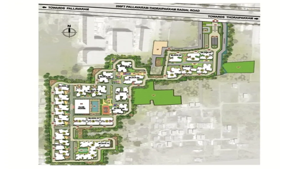 Prestige Pallavaram Gardens Master Plan Prestige Pallavaram Gardens Master Plan